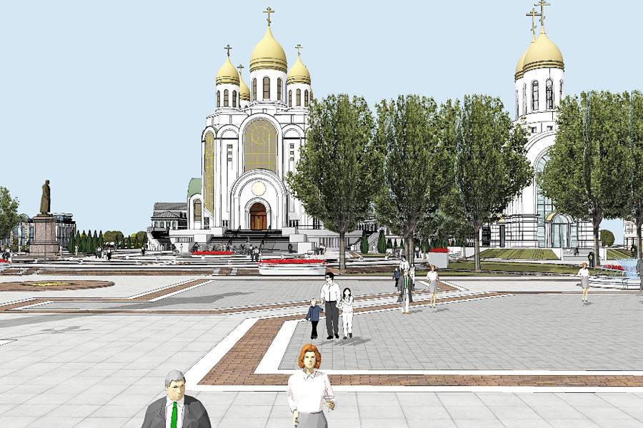Мэрия Калининграда опубликовала эскиз памятника князю Владимиру (эскиз)