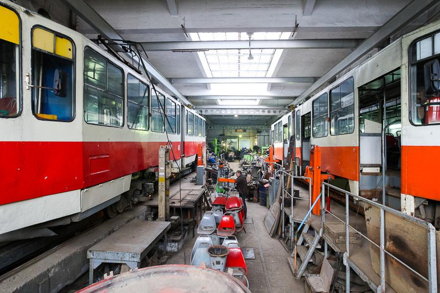 Старый трамвай: как живёт калининградское трамвайное депо