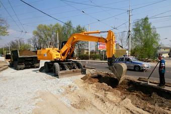 Горсовет: на отремонтированном участке ул. Киевская мало щебня и плохой песок