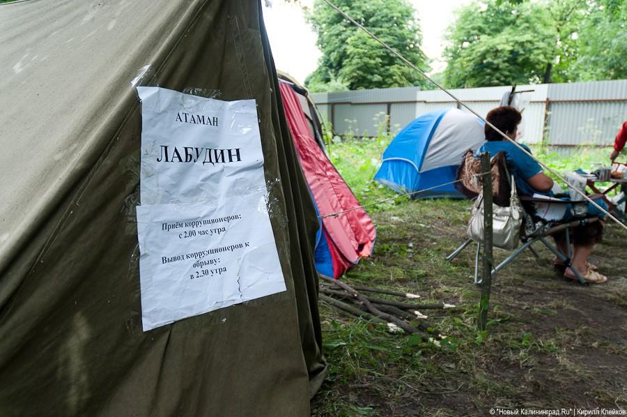 Пила vs. палатка: фоторепортаж "Нового Калининграда.Ru"
