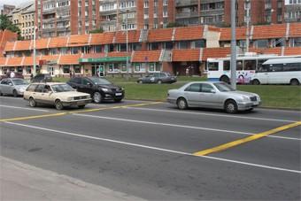 Шумовые полосы на Московском проспекте обошлись городу в 1 млн рублей