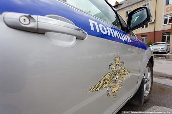 В Калининграде автомобиль перевернулся при попытке водителя сбежать от ГИБДД