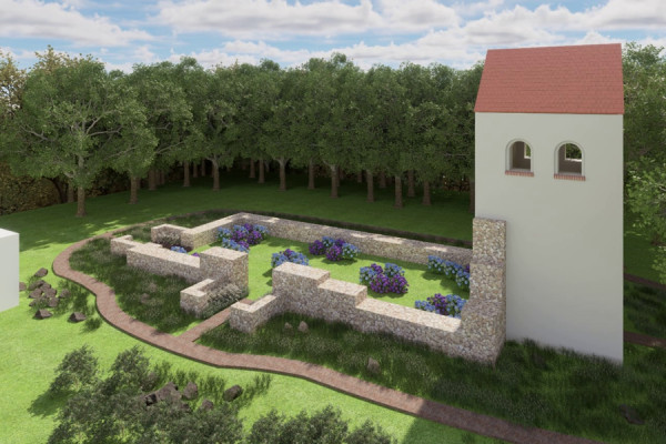 У кирхи Шёнвальде хотят возродить сад гортензий (фото)