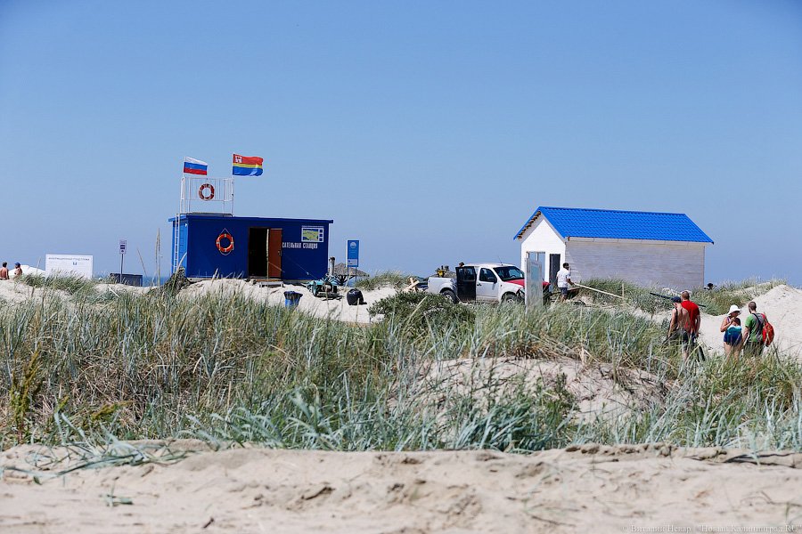 Под флагом голубым: как выглядит этим летом пляж Янтарного (фото)