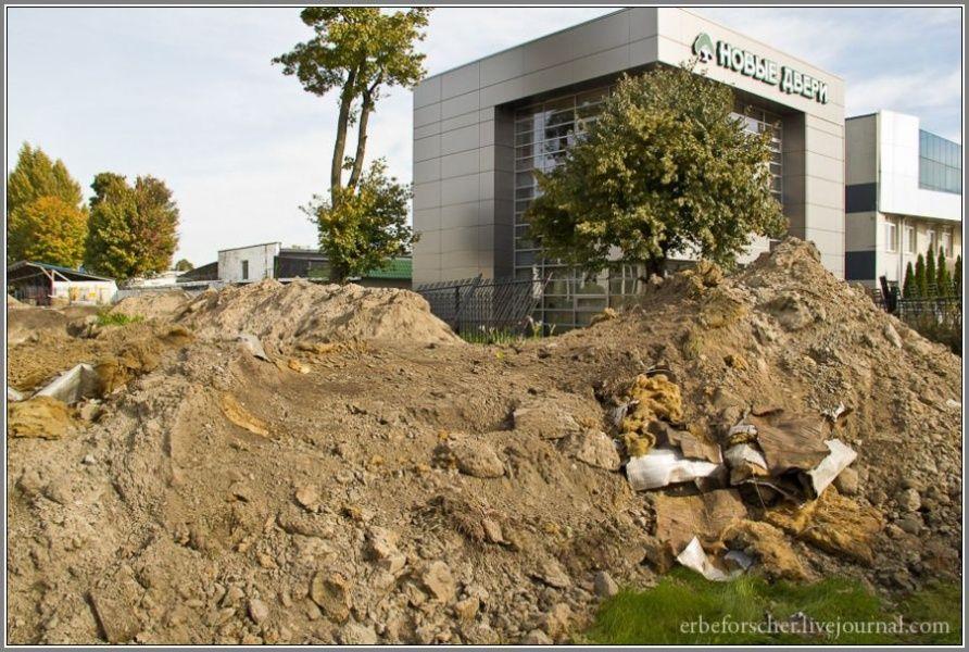 Рабочие раскопали захоронение на Моспроспекте, на земле валяются кости (фото)