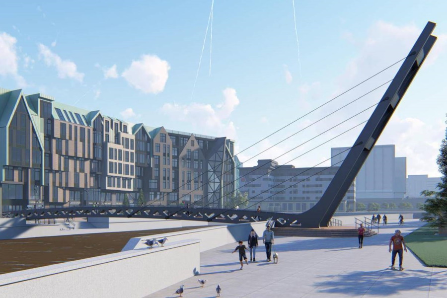 В Калининграде объявлен конкурс на строительство Философского моста (фото)
