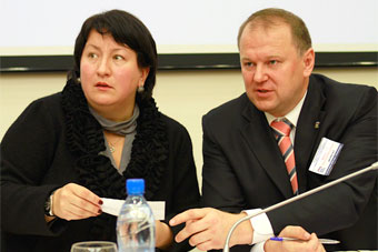 Эльмира Хаймурзина и Николай Цуканов. Фото "Новый Калининград.Ru".