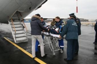 Спецбортом МЧС 19-летний калининградец доставлен на лечение в Питер