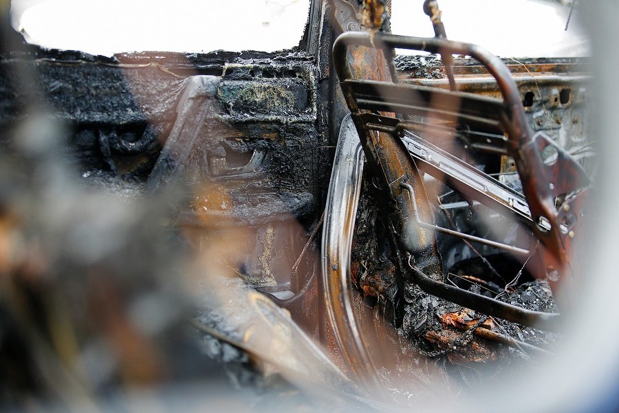 В Калининграде за ночь сгорели или повреждены огнем 4 машины