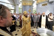 6 июля 2010: освящение часовни святых благоверных Петра и Февронии Муромских