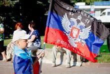 21 июля 2014: митинг в поддержку ДНР и ЛНР в Калининграде