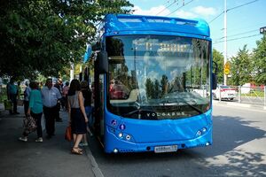 22 августа: первый (и единственный!) электробус на улицах Калининграда