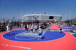 22 июня: открытие баскетбольной площадки на территории стадиона «Калининград»