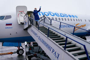 20 февраля: новая ливрея самолёта «Победы» в честь Калининградской области