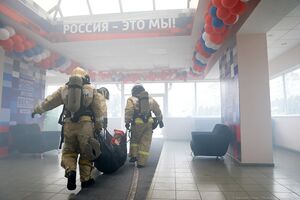 21 апреля: учения пожарных в здании ГТРК «Калининград»