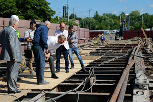 21 июня: мэр Ярошук проверяет ход ремонта городских мостов