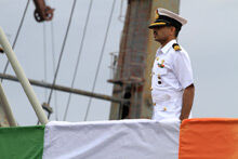 23 июня 2010: спуск на воду фрегата "Таркаш" для ВМС Индии