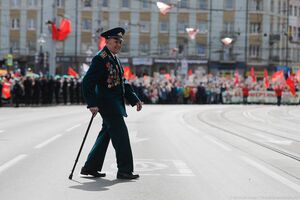 9 мая: ветеран на параде Победы в Калининграде