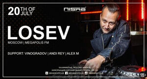 Special Guest: Sergey Losev (Moscow / Radio MegapolisFM)