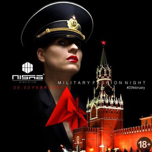 Military fashion night