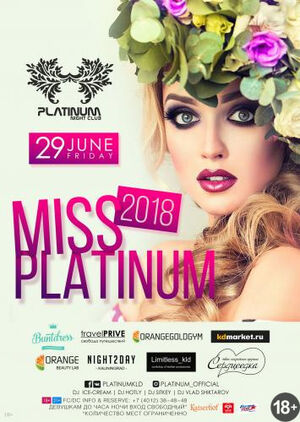 Miss Platinum 2018