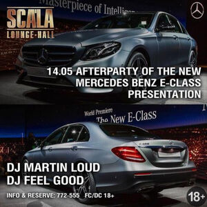 Mercedes Benz E-class after-party