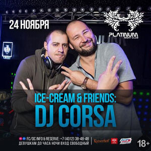 Ice-Cream & Friends: DJ Corsa