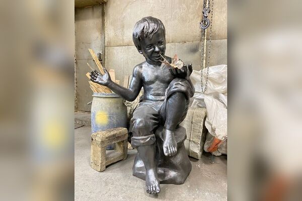В развалинах депозитария ФКР не нашли скульптуру «Мальчик с бабочкой»