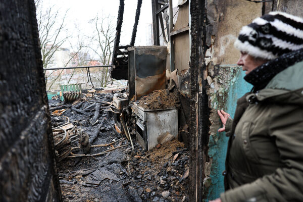 Жильцы сгоревшего дома на Артиллерийской: «Услышали треск батарей, потом упала черная туча»