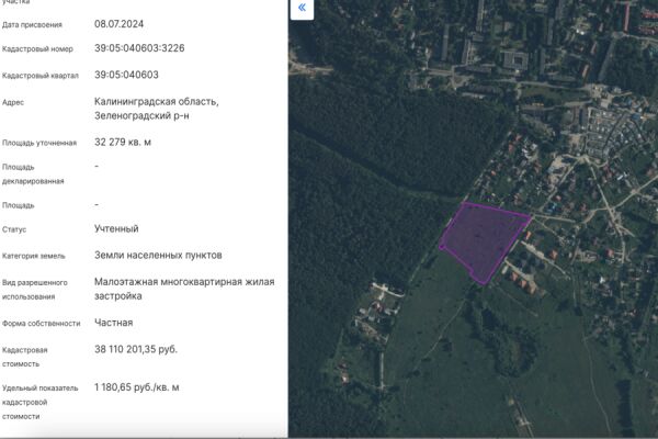 В Горбатовке под Светлогорском разрешили построить шесть многоквартирных домов