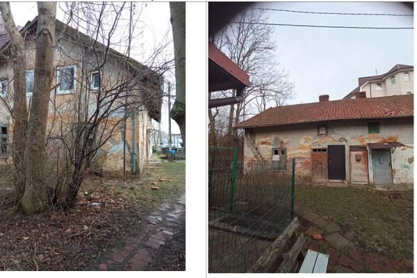 В Зеленоградске продают нежилое здание с земельным участком в центре города