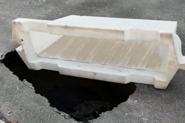 «Оно провалилось»: общественник показал дыру на отремонтированной ул. Галицкого