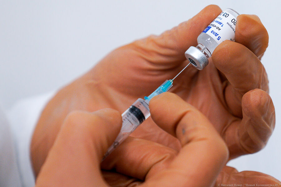 В Калининградской области с начала вакцинации от COVID привили 53 тыс. человек