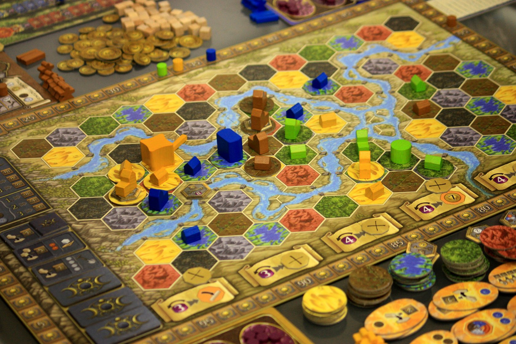 Дизайн настольных игр. Игра Terra Mystica. Настолка Терра мистика. Настольные игры. Интересные настольные игры.