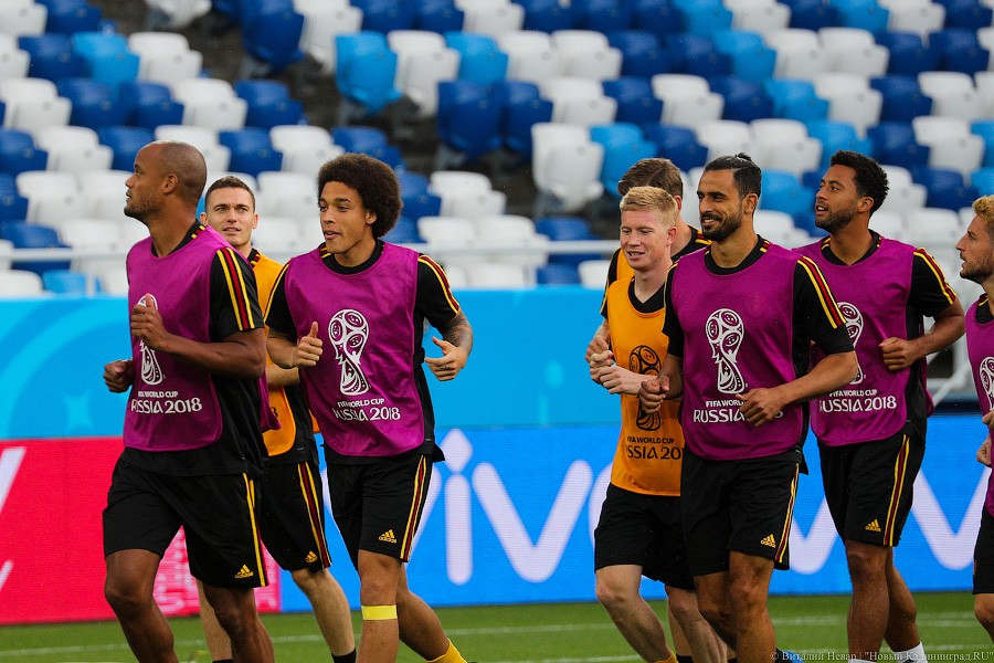 Кто из них не выйдет на поле?: предматчевая тренировка сборной Бельгии (фото)