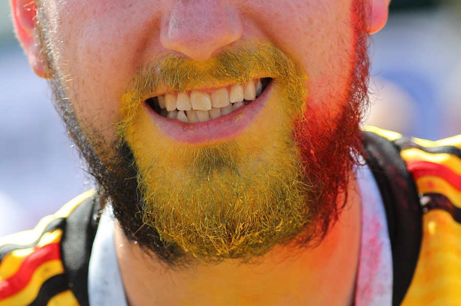 Captain Vodka: болельщики сборных Англии и Бельгии на улицах Калининграда (фото)