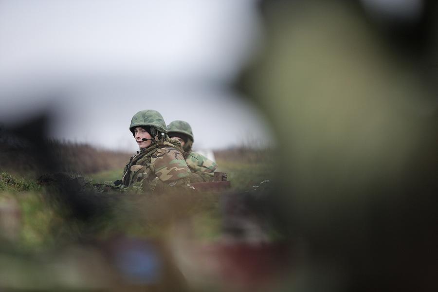 «Огонь!»: боевая подготовка морпехов в Хмелёвке (фото)