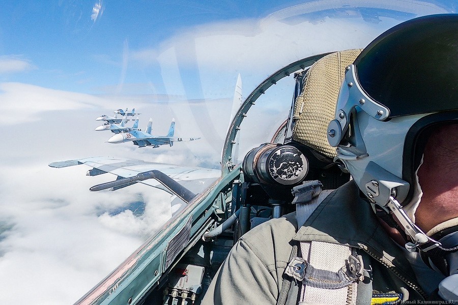 Репетиция парада из кабины истребителя. Фоторепортаж НК