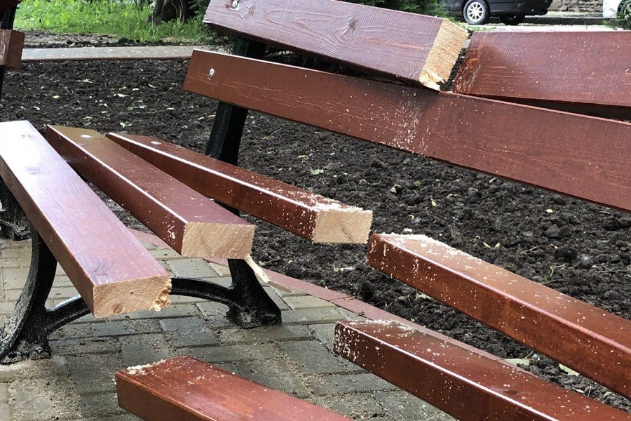 После уничтожения лавок на ул. Брамса полиция начала проверку