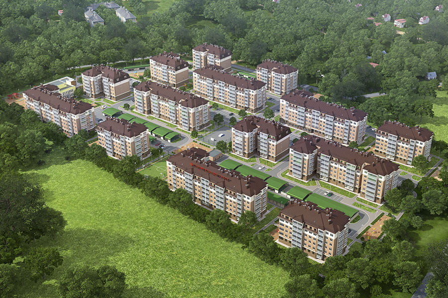 В жилом комплексе «Город мастеров» люди празднуют новоселье