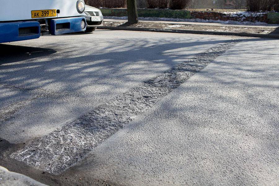 На проспекте Победы ночью демонтировали две из трех шумовых полос (+фото)