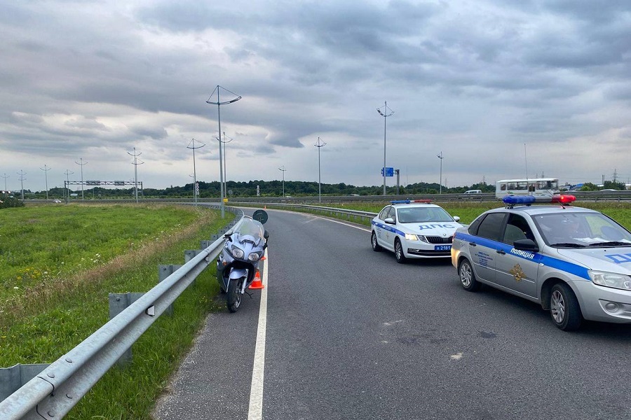 На Северном обходе Калининграда в ДТП пострадал мотоциклист