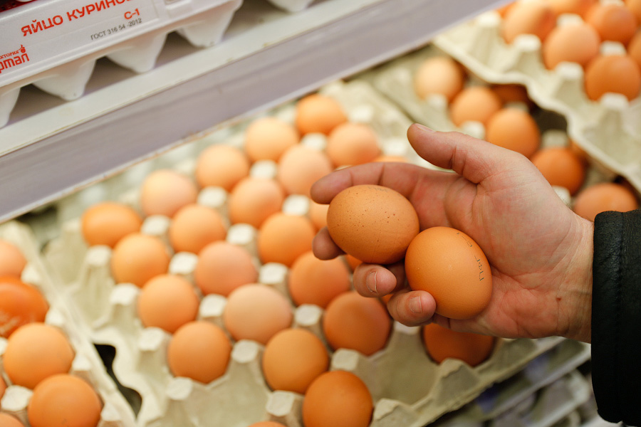 За год цены на яйца в Калининградской области выросли на 30%
