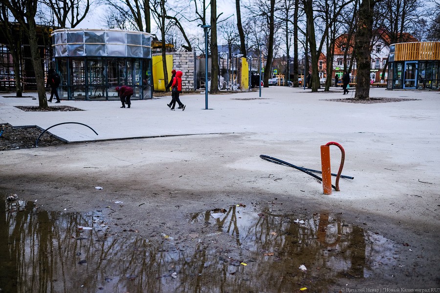 Плитка на плитке: как выглядит центр Зеленоградска во время реконструкции (фото)