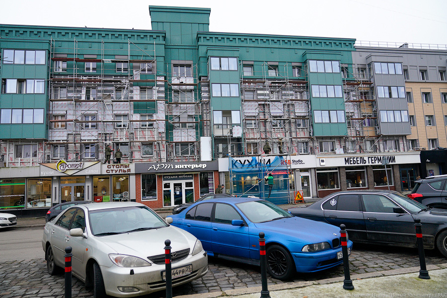 «Искусство рядом»: в Калининграде завершается ремонт домов у Биржевого сквера