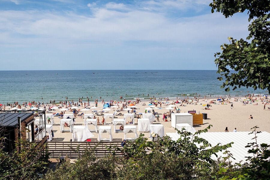 На пляже в Янтарном установили камеры видеонаблюдения