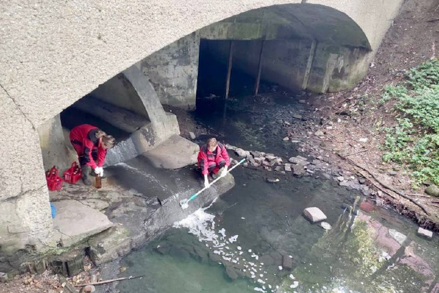 Специалисты минприроды устанавливают источники и степень загрязнения Паркового ручья (фото)