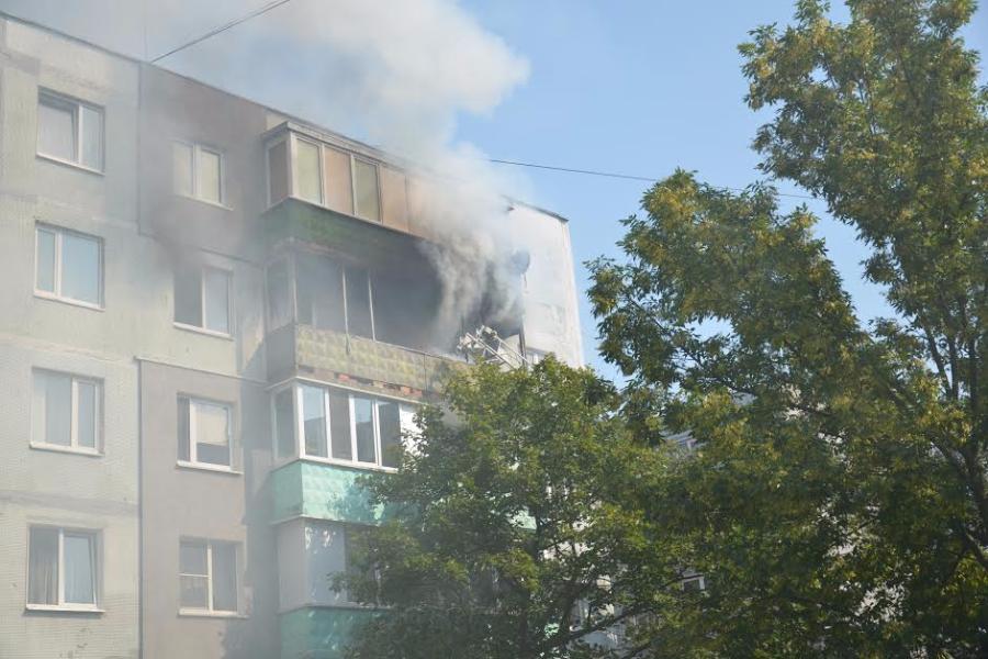 На ул. Сибирякова горела квартира в жилом доме (фото)