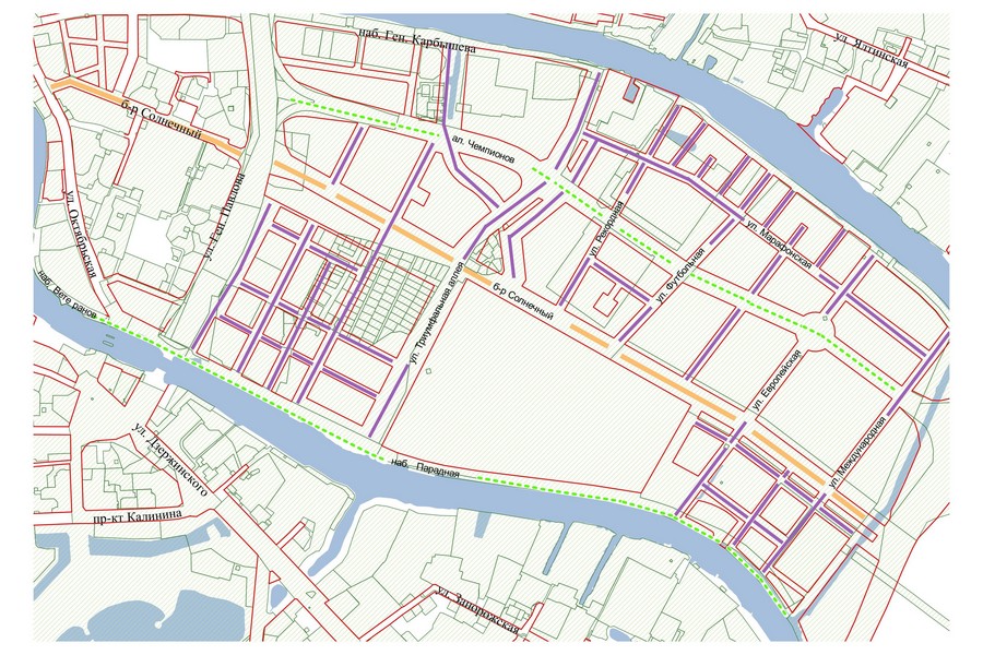 Схема предоставлена пресс-службой администрации Калининграда