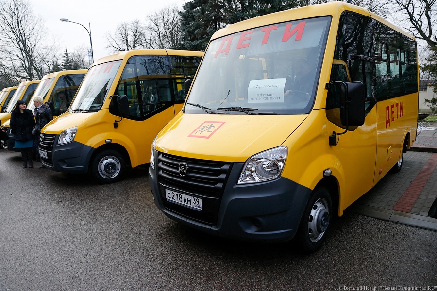 Жёлтые газели: муниципалитетам вручили ключи от новых школьных автобусов